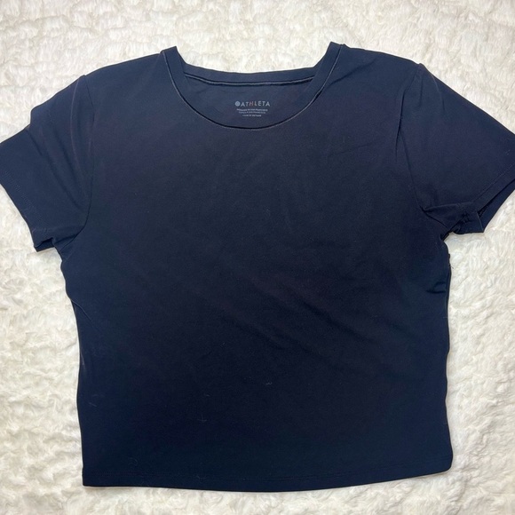 Athleta Tops - Athleta Women's Black Short Sleeve Tee
